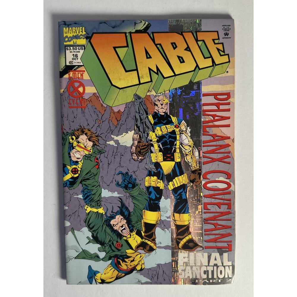 Marvel #16 Cable Phalanx Covenant Final Sanction Part 2 Comic Book 1994 Oct